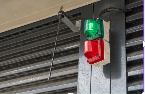 garage door sensor one red one green