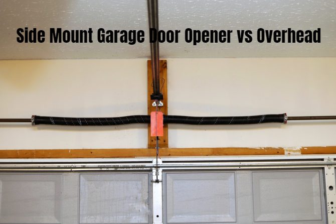 side mount garage door opener vs overhead